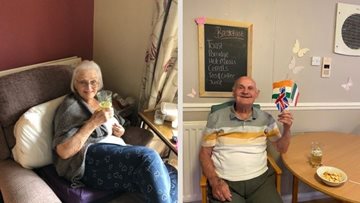 Beer day at Dove Court care home